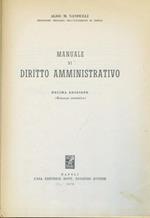 Manuale di diritto amministrativo