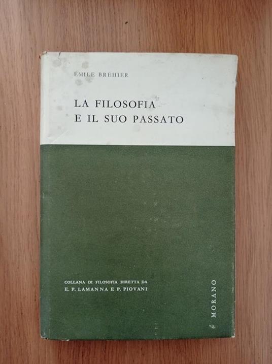 La filosofia e il suo passato - copertina