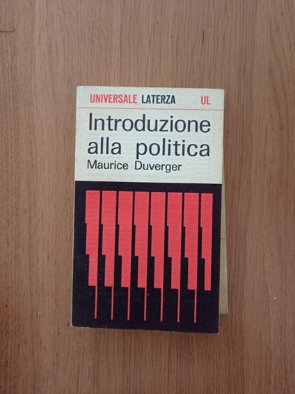 Introduzione alla politica - Maurice Duverger - copertina
