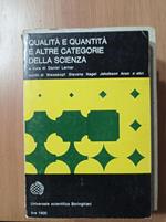 Qualità e quantità e altre categorie della scienza