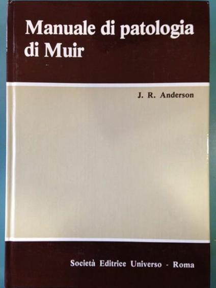 Manuale di patalogia di Muir ( Undicesima edizione) - D. R. Anderson - copertina