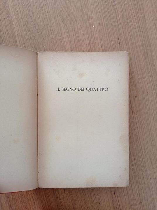 Il segno dei quattro - Arthur Conan Doyle - copertina