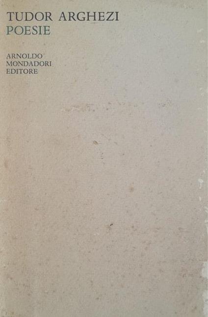 Poesie - Tudor Arghezi - copertina
