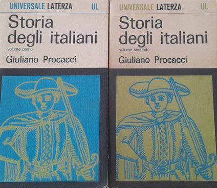 Storia degli italiani (Vol. I e II) - Giuliano Procacci - copertina