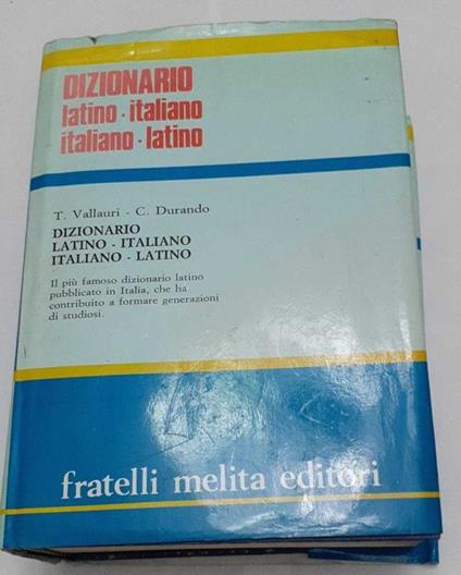 Dizionario Italiano- Latino Latino- Italiano - copertina