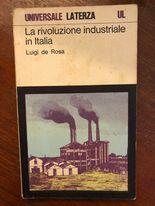 La rivoluzione industriale in Italia - Luigi De Rosa - copertina