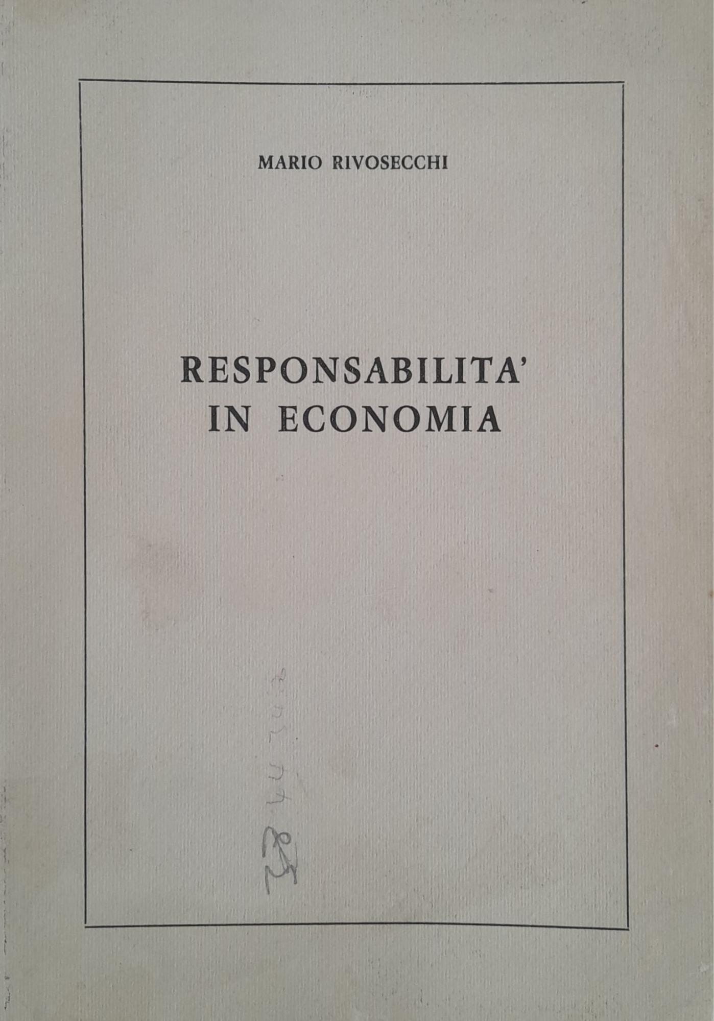 Responsabilità in economia