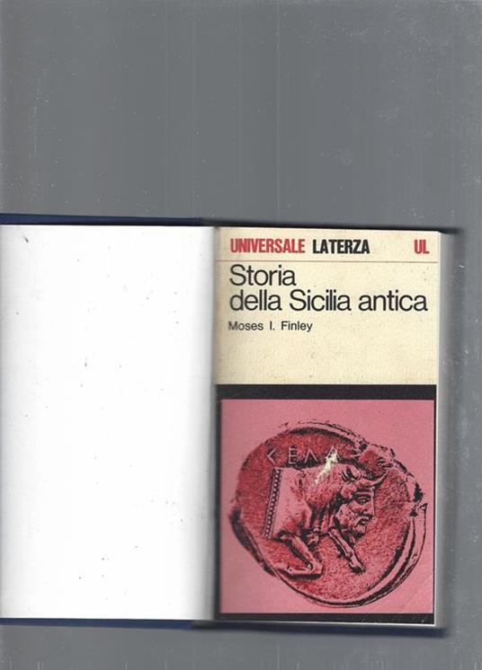 Storia della Sicilia antica - Moses I. Finley - copertina
