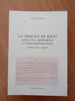 La Diocesi di Rieti nell'età moderna e contemporanea Aspetti civili e religiosi