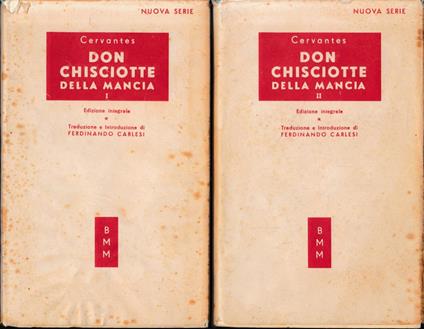 Don Chisciotte della Mancia. Vol. I e II - Miguel de Cervantes - copertina