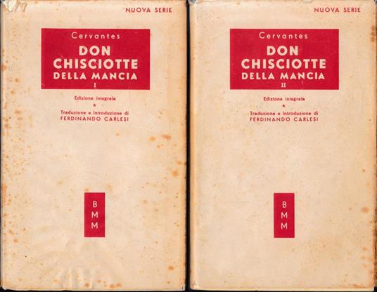 Don Chisciotte della Mancia. Vol. I e II - Miguel de Cervantes - copertina