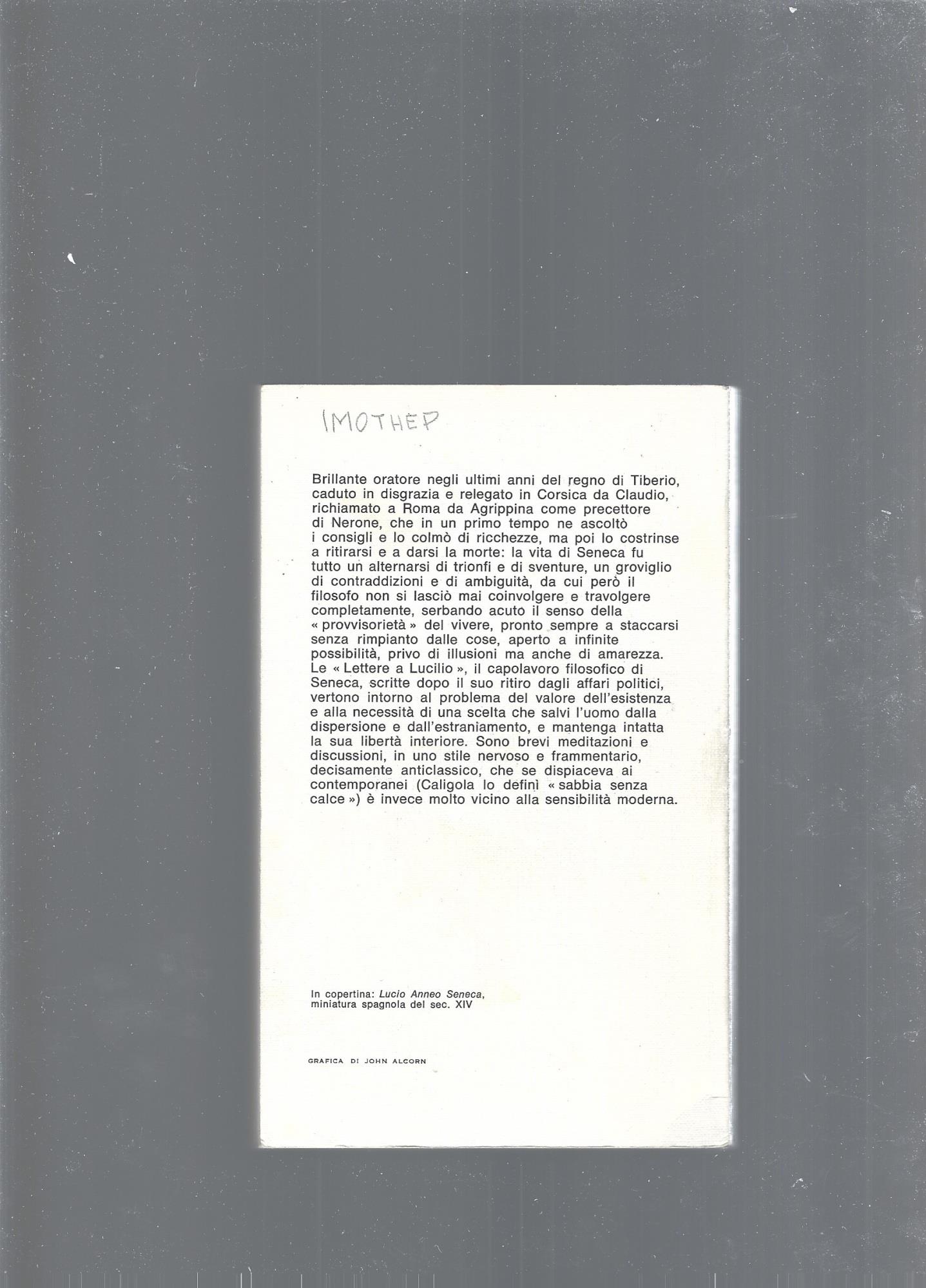 Lettere a Lucilio, 2 vol