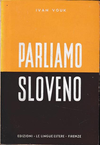 Parliamo Sloveno - copertina