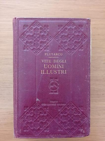 Vite degli uomini illustri - Plutarco - copertina