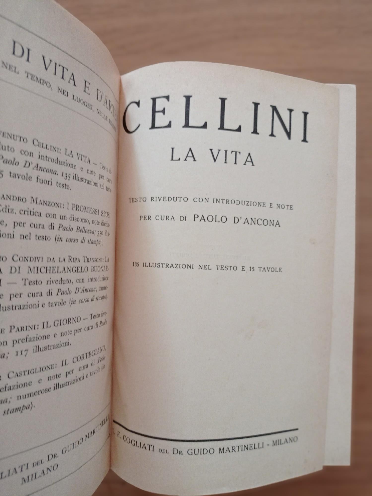 Cellini la vita