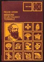 Memorie di un italiano terribile - Felice Orsini - copertina