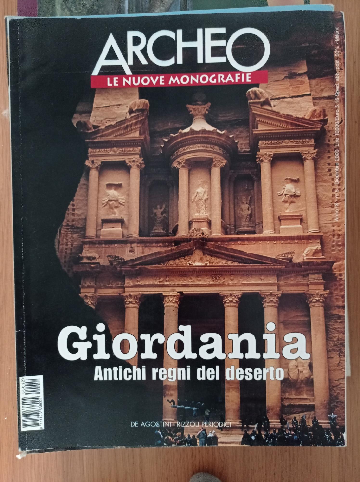 Archeo Le Nuove Monografie Giordania