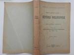 Historia Philosophiae Volume1. Philosophia Antiqua. Prima Pars. Cyclus Colonialis Et Cyclus Atheniensis (Sec. VII-IV A. C.)