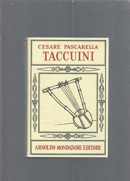 Taccuini - Cesare Pascarella - copertina