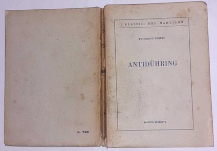 Antiduhring - Friedrich Engels - copertina