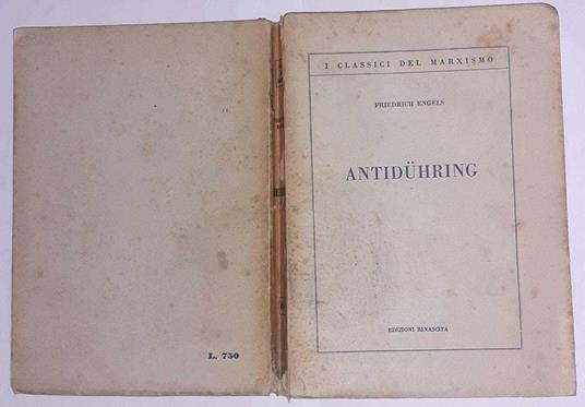 Antiduhring - Friedrich Engels - copertina