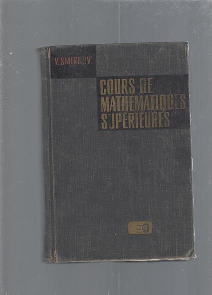 Cours de mathèmatiques supèrieures - copertina