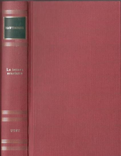 La lettera scarlatta - Nathaniel Hawthorne - copertina