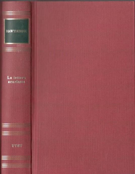 La lettera scarlatta - Nathaniel Hawthorne - copertina