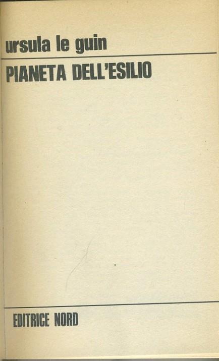 Pianeta dell'esilio