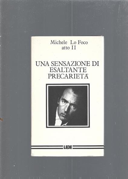 Una sensazione di esaltante precarietà - Michele Lo Foco - copertina