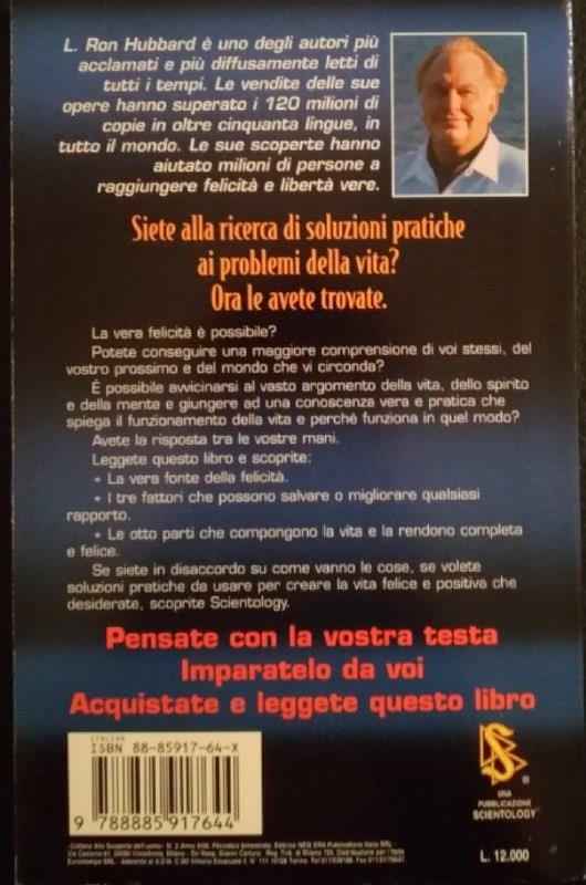 Scientology: i fondamenti del pensiero