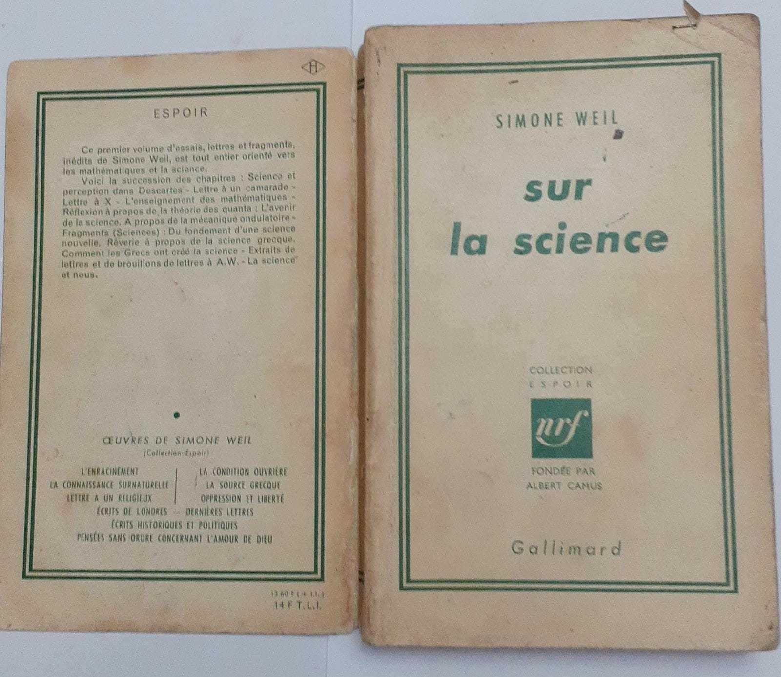 Sur la science