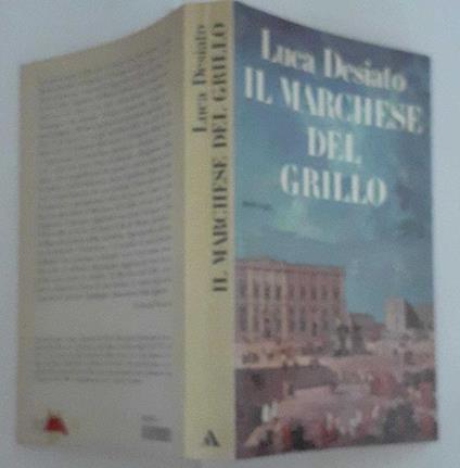 Il marchese del grillo - Luca Desiato - copertina