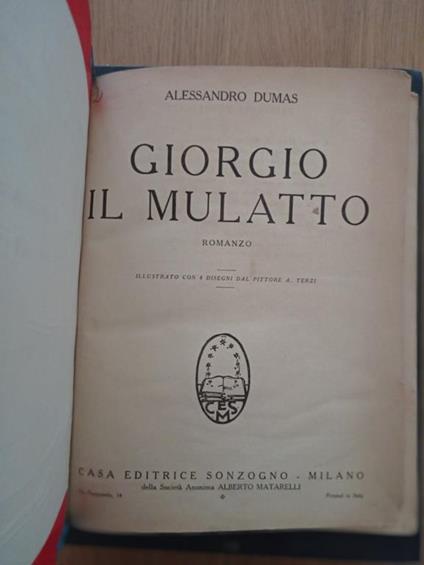 Giorgio il Mulatto - Alessandro Suma - copertina