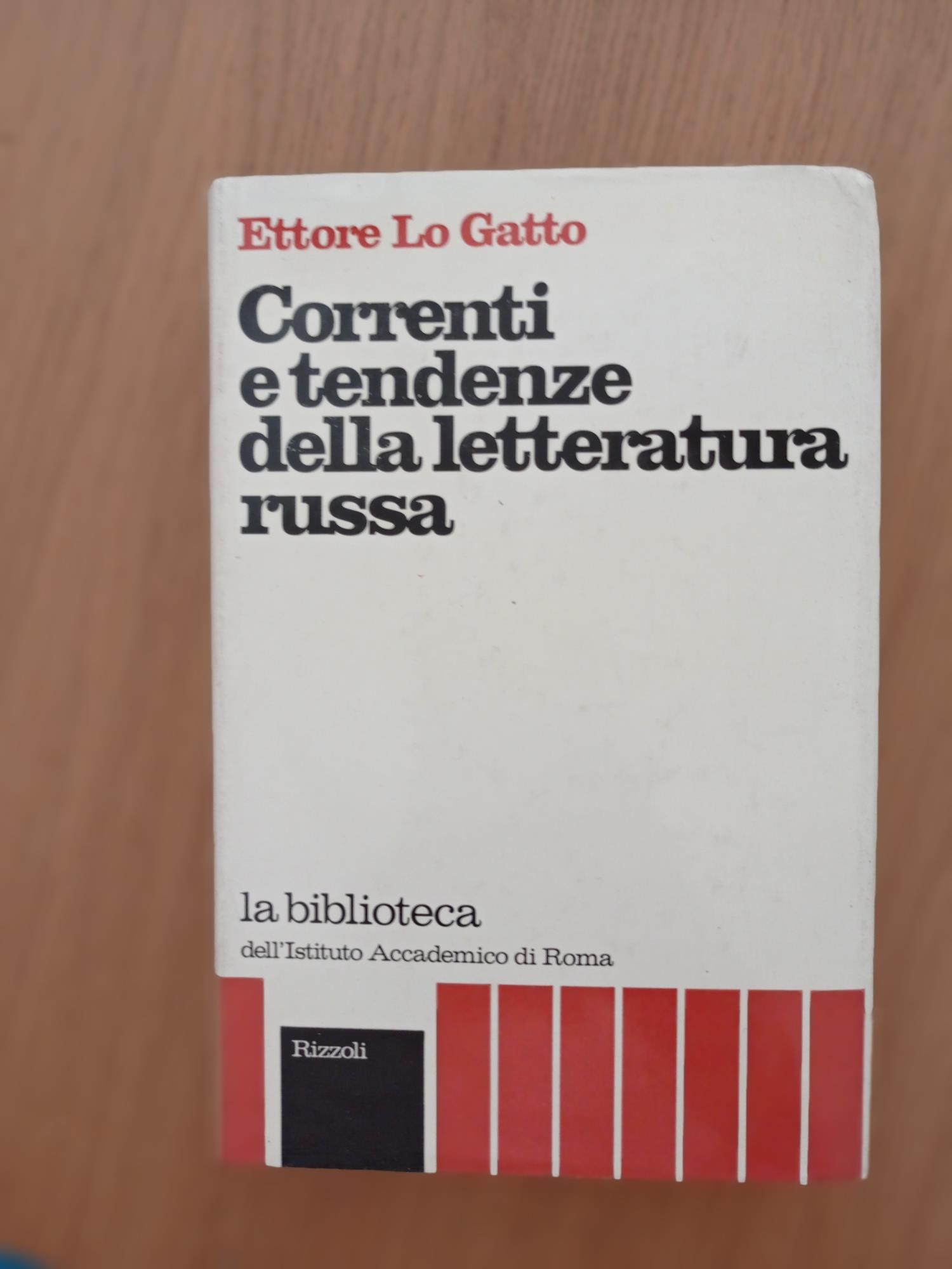 Correnti e tendenze della letteratura russa