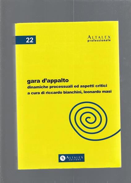 Gara D'Appalto - copertina