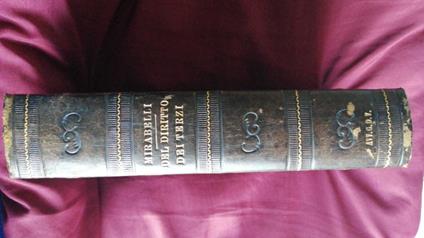 Del diritto dei terzi secondo il codice civile italiano - Giuseppe Mirabelli - copertina