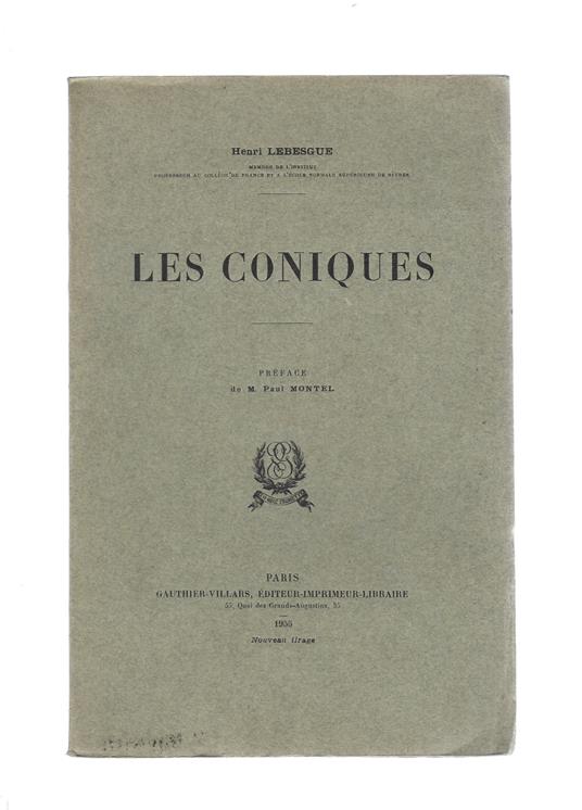 Les Coniques - copertina