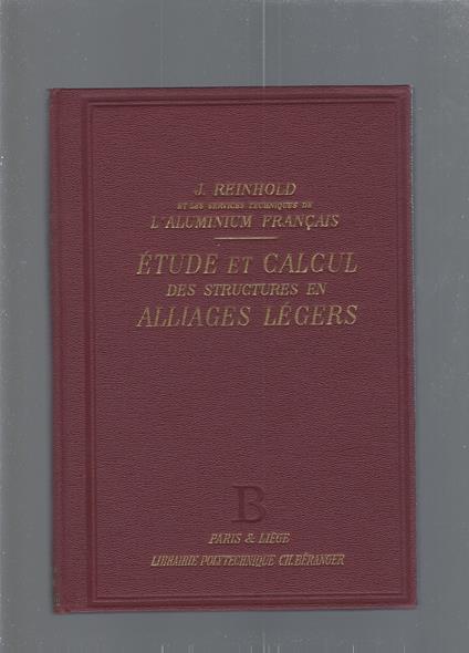 Étude et calcul des structures en alliages légers - copertina