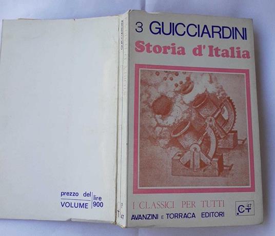 Storia d'Italia. Volume terzo - Francesco Guicciardini - copertina
