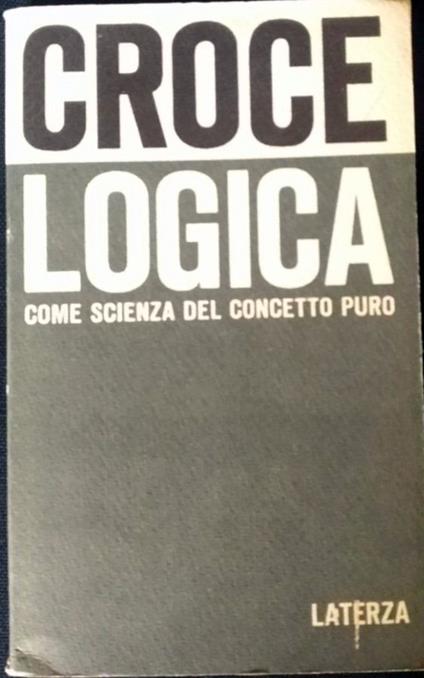 Logica - Benedetto Croce - copertina
