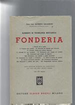 Elementi di tecnologia meccanica: FONDERIA
