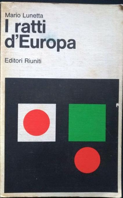 I ratti d'Europa - Mario Lunetta - copertina