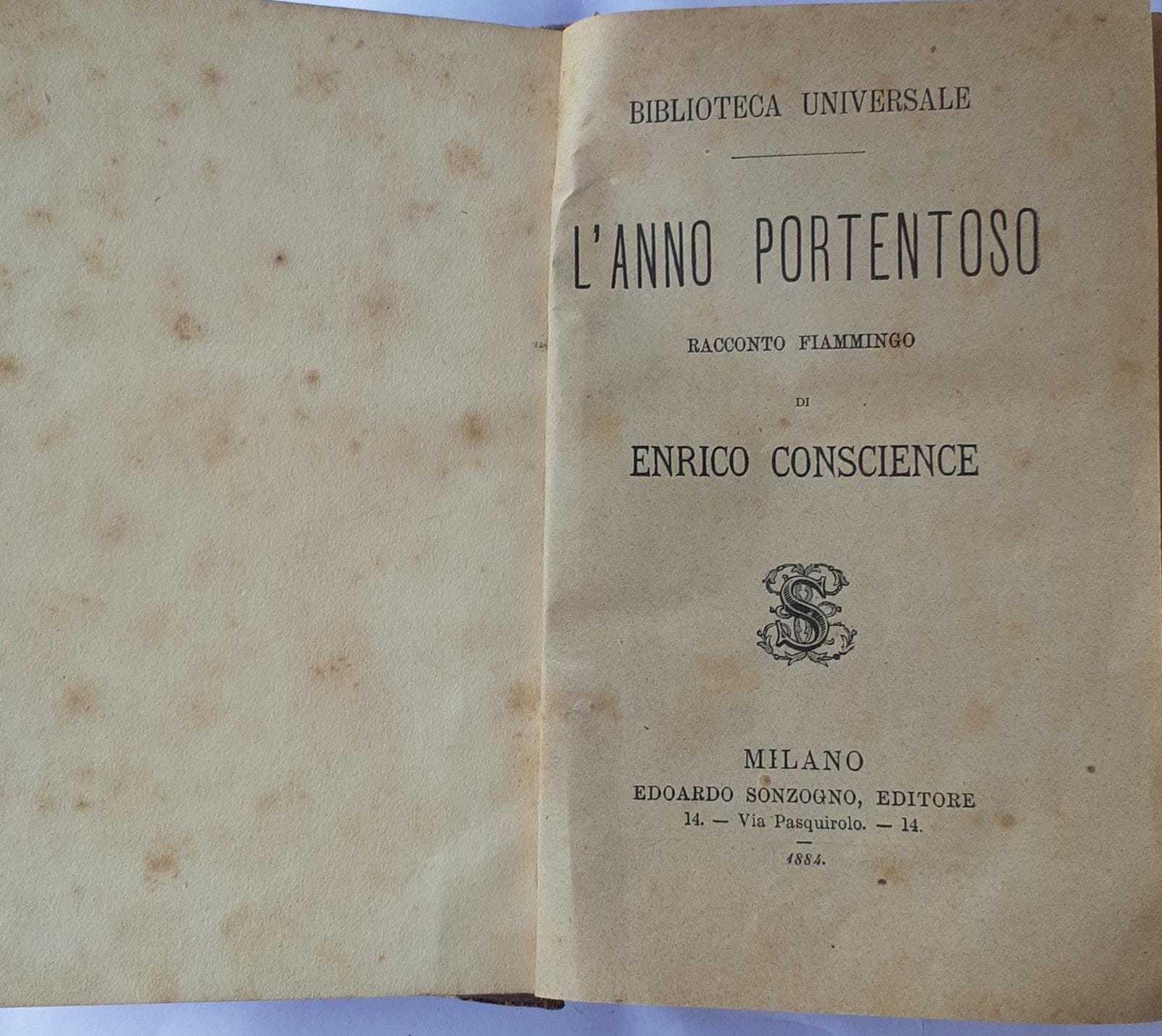 L' anno portentoso. Racconto fiammingo
