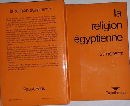 La Religion égyptienne - Siegfried Morenz - copertina