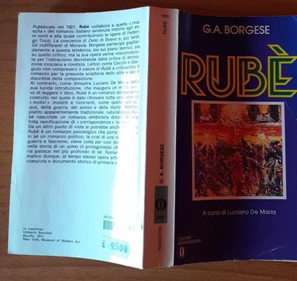 Rubè - Giuseppe A. Borgese - copertina