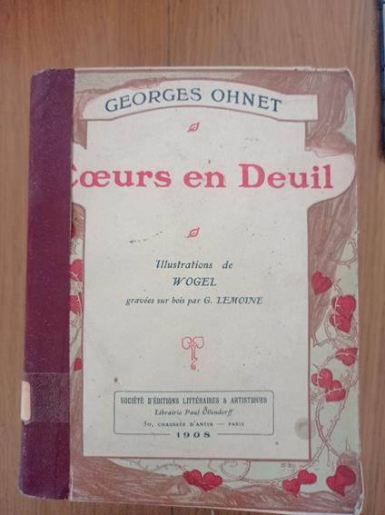 Coeurs en Deuil - Georges Ohnet - copertina