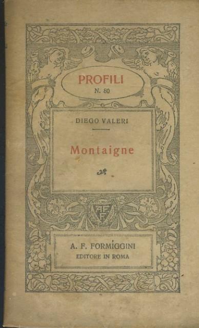 Montaigne - Diego Valeri - copertina