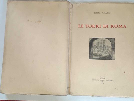 Le torri di Roma - Emma Amadei - copertina