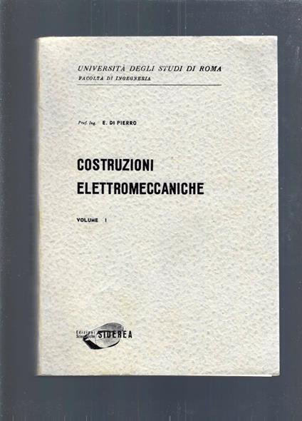 COSTRUZIONI ELETTROMECCANICHE vol 1 - copertina